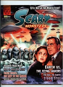 SCARY MONSTERS MAGAZINE #131 FLYING SAUCERS INVADERS MARS 80'S WEREWOLF MOVIES - Picture 1 of 2