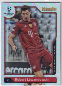 Topps Merlin Chrome Fußball CL 21/22 Nr. 1 Robert Lewandowski Refractor - Picture 1 of 2
