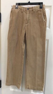 Pantalones de pana Gap elegantes tostados talla 8 con cintura ajustable. Bolsillos laterales y traseros Foto 1 de 3