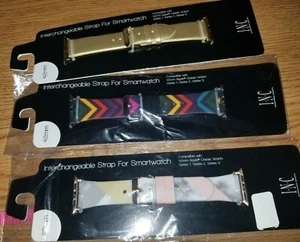Correa intercambiable para reloj inteligente Inc 42 mm nueva en paquete mármol o arco iris u oro - Imagen 1 de 9