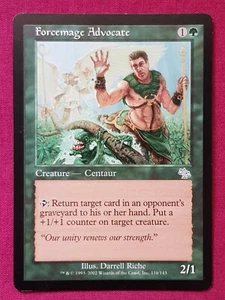 Magic The Gathering JUDGMENT FORCEMAGE ADVOCATE green card MTG - Picture 1 of 2