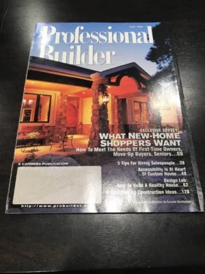 Professional Builder July 1997 Magazine-RARE VINTAGE COLLECTIBLE-SHIP N 24 HOURS - Image 1 of 2