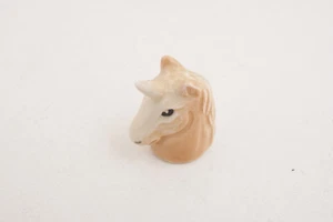 Porcelain Unicorn Thimble Figural Horse Head Horn (WD4) Sewing Souvenir - Picture 1 of 8