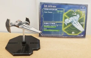 Star Wars Miniatures - Starship Battles: Sith Infiltrator #41 - Imagen 1 de 2