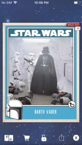 Topps Star Wars Digital Card Trader Darth Vader Prime Insert - Picture 1 of 1
