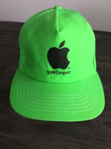 Tech Apple Computadora Snapback Sombrero Años 80 De Colección Macintosh Logotipo Neón Steve Jobs EE. UU. - Imagen 1 de 8