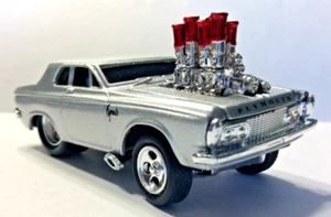 MUSCLE MACHINES 1963 PLYMOUTH SAVOY GASSER 1:64 DIECAST 63 SAVOY - - Picture 1 of 4
