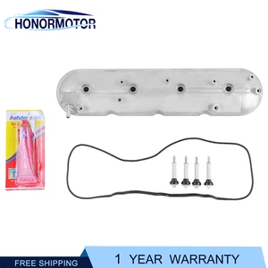Driver Side Engine Valve Cover w/ Gasket Bolts for Chevy GMC Cadillac Hummer New - Picture 1 of 11