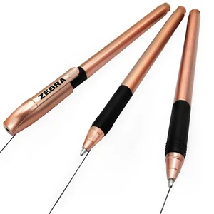 Zebra Classico a Sfera Penna - 1.0mm - Oro Rosa Barile - Black Ink - Confezione - Foto 1 di 4