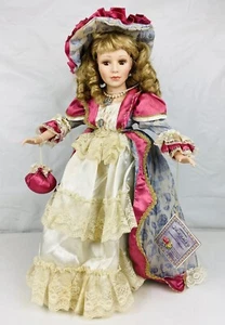 Vintage Porcelain Doll 20” Samantha Medici Victorian Girl Gown Special Edition - Picture 1 of 10