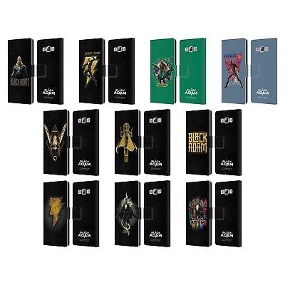 Official Black Adam Graphics Leather Book Wallet Case Cover For Samsung Phones 3