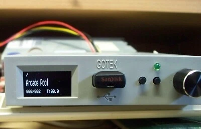 ATARI AMIGA Unità flash Amiga/Atari GOTEK FLOPPY V3.41 Large 0,96 INSTALLATA IN FABBRICA + Rotante