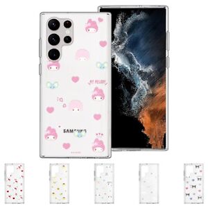 Sanrio Love Jelly Cover for Galaxy S23 S22 S21 S20 Plus Note20 Ultra Note10 Case