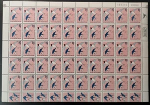Israel 1992 Birds (90 val.) #1142 Full Sheet of 50 MNH - Picture 1 of 1