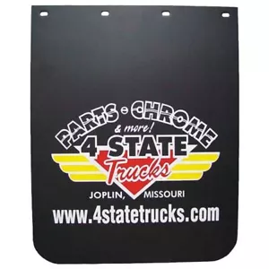 Aleta de barro de plástico negra para 4 State Trucks 24 X 30 pulgadas - Imagen 1 de 1