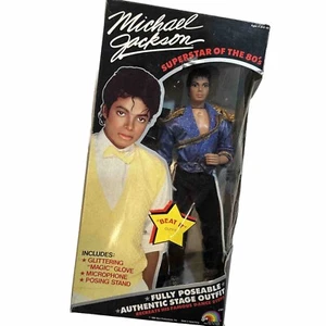Michael Jackson Action Poseable Doll AMA Fashion LJN Toys 1984 In Box⭐️ - Picture 1 of 14