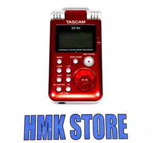 TASCAM GT-R1 Red Portable Guitar Bass Recorder Linear PCM With Case Used Working - Picture 1 of 9