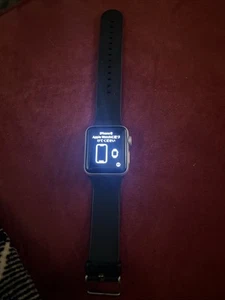 Apple Watch Series 3 38mm space grey aluminiowa obudowa czarna opaska sportowa komórkowa - Zdjęcie 1 z 2