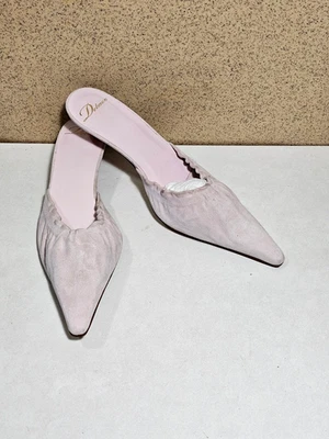 NUEVO DELMAN Mujer Talla 7 ROSA TODO Cuero Zueco Mula Bomba Sandalia Zapatos, España Foto 1 de 4