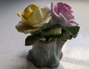 Royal Adderley Floral Bone China Made in England Flower Rose Tree Stump - Picture 1 of 3