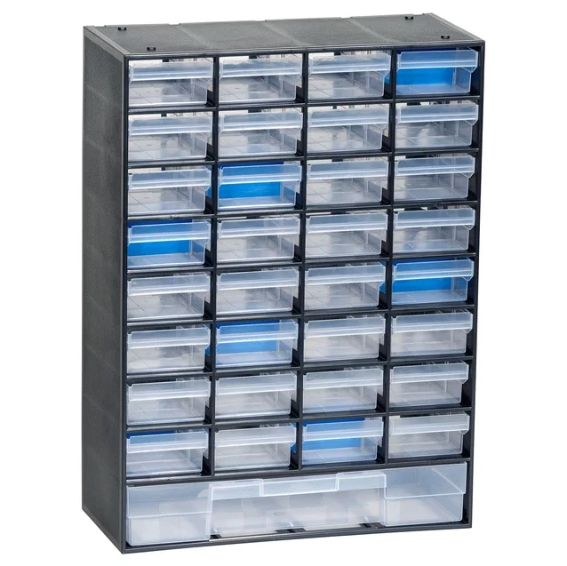 Allit VarioPlus Hobby 33 schwarz Kleinteilemagazin Sortimentskasten 458033