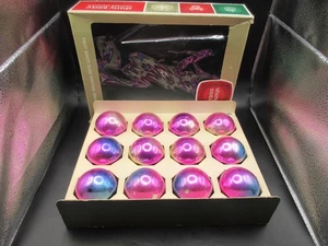 12 piezas De Colección MCM 50s Brillante Brillante Bola de Navidad Rosa Caliente Adorno ¡COLOR FANTÁSTICO! - Imagen 1 de 9