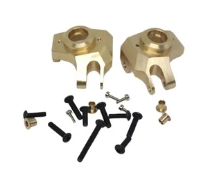 2 x Messing Achsschenkel vorne für 1/10 RC Axial SCX10 II 90046 Auto Crawler - Bild 1 von 6