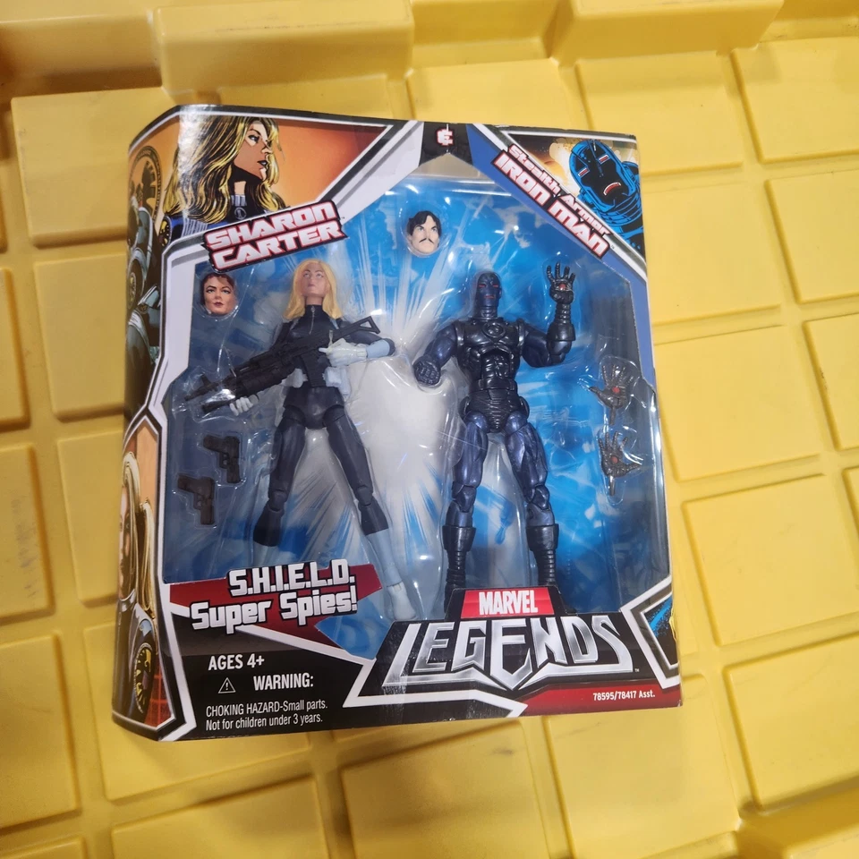 Marvel Legends - Sharon Carter & Stealth Armor Iron Man - 2008 - H63 Foto 1 de 2