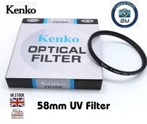 Kenko 58mm UV Digital Filter Lens Protector for Digital Camera UK Stock - Picture 1 of 8