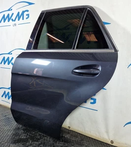 11-19 MERCEDES BENZ ML W166 REAR LEFT N/S/R COMPLETE DOOR IN TENORITE GREY 755 - Picture 1 of 24