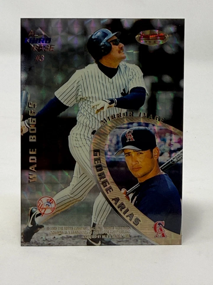 Bowman's Best 1996 - Imagen espejo Wade Boggs, astilladora, refractor atómico Rolen Foto 1 de 2