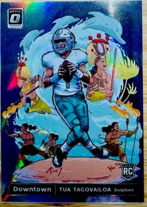 Panini Optic Downtown Tua Tagovailoa RC SSP 2020 - Puede conseguir 🐬 Volver a la caza 🏈 - Imagen 1 de 2