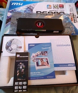 Sehr selten! MSI Radeon HD 6990! Aus meiner Sammlung! Funktionstüchtig! Kostenloser Versand! - Bild 1 von 14