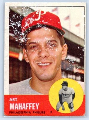 Art Mahaffey 1963 Topps #385 - Image 1 of 2