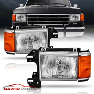Faro cromado 1987-1991 para Ford Bronco F150 250 350 - Imagen 1 de 7