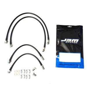 JDMGarageUK geflochtener Bremsschlauch 4-Linien-Kit für Nissan Skyline R33 GTST Drift - Bild 1 von 10