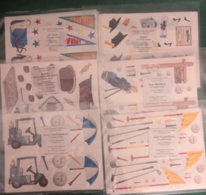 Creative Memories Stickers Golf, Golf Cart, Tee, Bag, Baking, Grads, Go Team - Picture 1 of 10