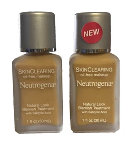 Neutrogena SkinClearing Oil-Free Makeup, Natural Look, 105 Golden Honey, 2-Pack - Picture 1 of 4
