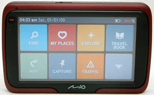NEW Mio Moov S501 Car Portable GPS Navigator System Set 4.7" LCD US Canada Maps - Picture 1 of 6