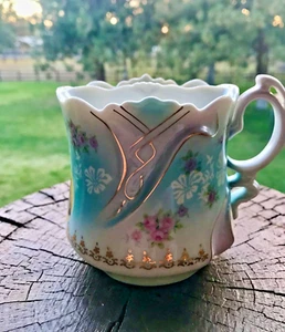 ** ANTIQUE * BRANDENBURG * MUG * VETERINARIAN * EQUESTRIAN ** - Picture 1 of 8