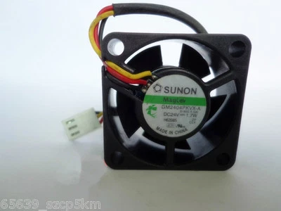 Sunon GM2404PKVX-A B1855.R.GN  DC24V 1.7W 40x40x20mm 3 Pin  Case/CPU Cooling Fan - Image 1 of 2