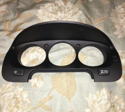 2001 2002 2003 2004 Acura MDX Black Speedometer Cluster Cover Bezel OEM - Image 1 of 2