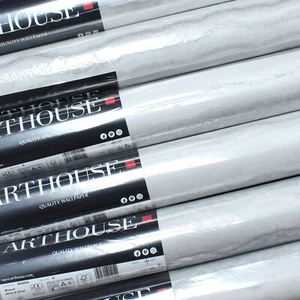 6 Rolls Silver Grey Wallpaper White Tones Textured Glitter Shimmer Living Room - Picture 1 of 10