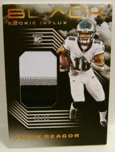 JALEN REAGOR RC /50 3 COLOR RELIC ROOKIE INFLUX PANINI BLACK FOOTBALL 2020 - Picture 1 of 2