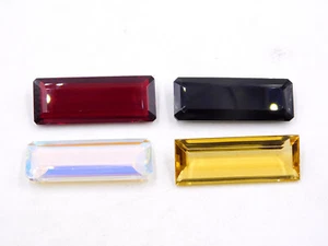 17x45 MM Lab Created Multi Stone Baguette Cut Loose Gemstone For Pendant P-3360 - Picture 1 of 13