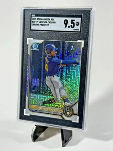 2022 Bowman Chrome 1st Jackson Chourio Mega Box Mojo #BCP-79 Brewers SGC 9.5 - Bild 1 von 3