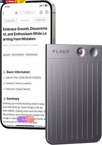 AI Voice Recorder, Note Voice Recorder W/Case, App Control, Transcribe & Summar - Picture 1 of 8