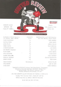 MANCHESTER UNITED V WOLVERHAMPTON WANDERERS RESERVES ~ 20 NOVEMBER 1995 ~ WOLVES - Picture 1 of 1