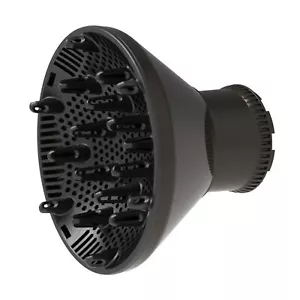 Black Universal Hair Diffuser 1.7 to 2.2 Inch Adjustable Hair Dryer Attachment - Picture 1 of 7