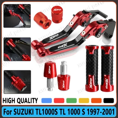 For SUZUKI TL1000S TL 1000 S 1997-2001 Brake Clutch Lever Handle Grips Ends Sets - Image 1 of 4